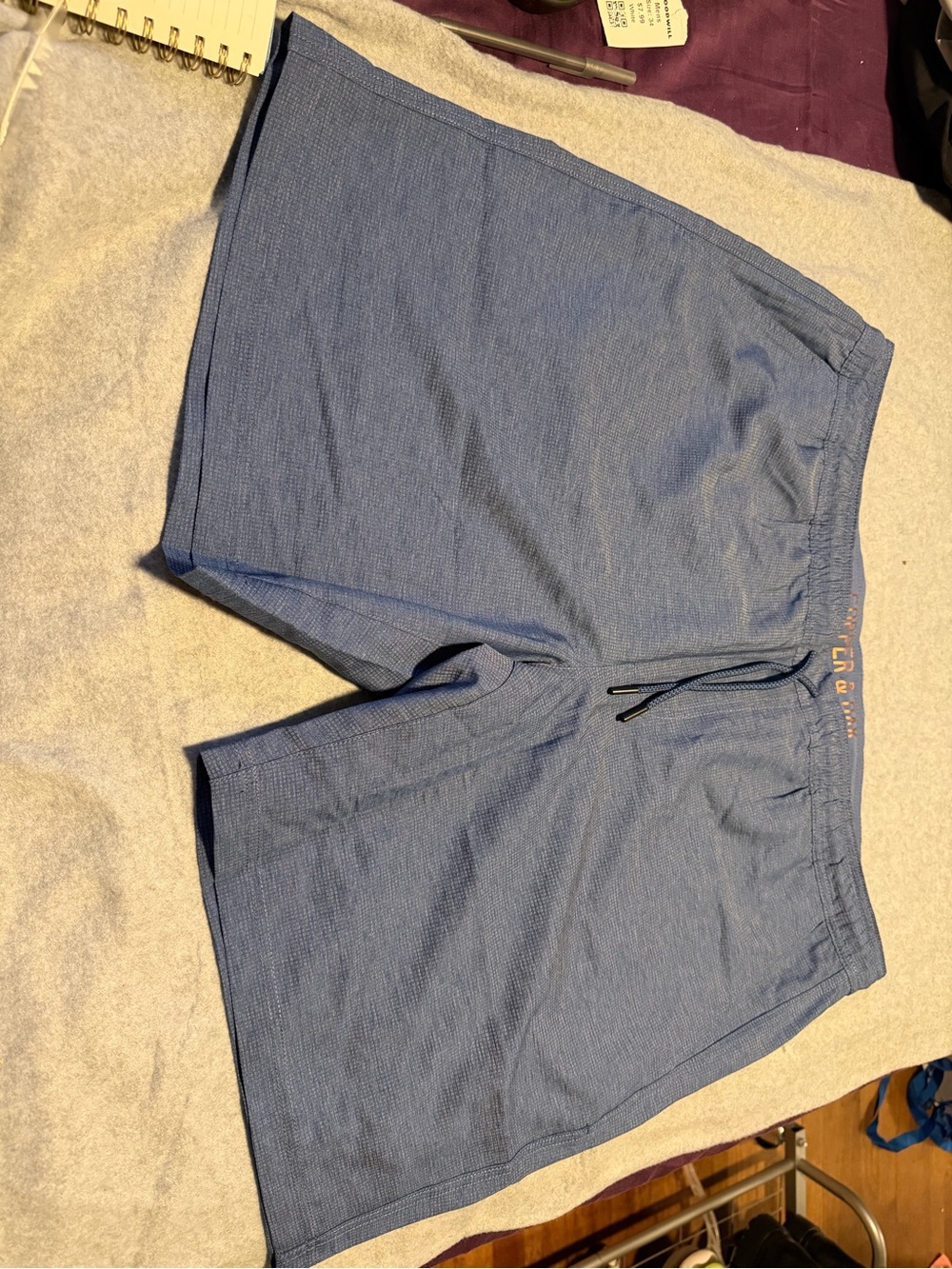 Copper & Oak Men's Heathered Blue Boxer Briefs NWOT